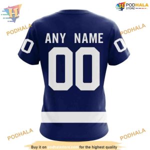 Custom 2023 Home Kits NHL Toronto Maple Leafs Hoodie 3D 4
