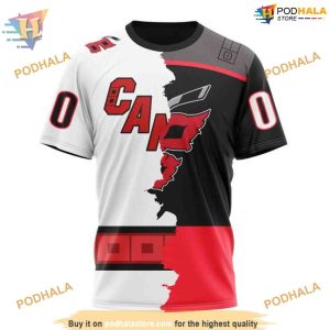 Custom 2023 Home Mix Away NHL Carolina Hurricanes Hoodie 3D Sweatshirt 3