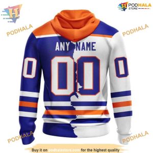 Custom 2023 Home Mix Away NHL Edmonton Oilers Hoodie 3D 2