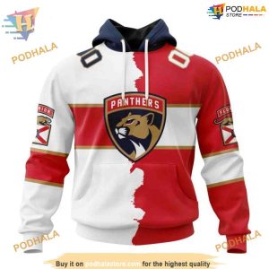Custom 2023 Home Mix Away NHL Florida Panthers Hoodie 3D 1