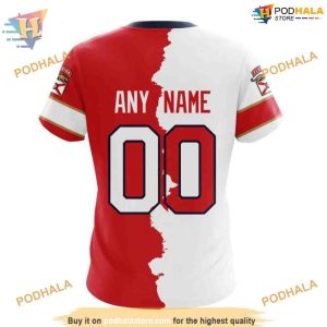 Custom 2023 Home Mix Away NHL Florida Panthers Hoodie 3D 4