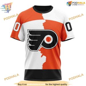 Custom 2023 Home Mix Away NHL Philadelphia Flyers Hoodie 3D 3