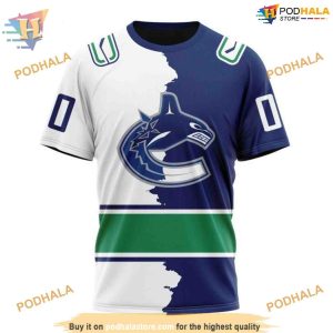 Custom 2023 Home Mix Away NHL Vancouver Canucks Hoodie 3D 3