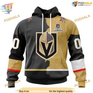 Custom 2023 Home Mix Away NHL Vegas Golden Knights Hoodie 3D 1