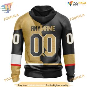 Custom 2023 Home Mix Away NHL Vegas Golden Knights Hoodie 3D 2