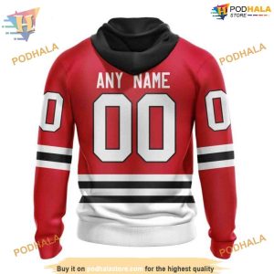 Custom 2023 Home NHL Chicago Blackhawks Hoodie 3D 2
