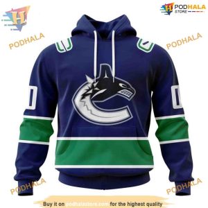 Custom 2023 Home NHL Vancouver Canucks Hoodie 3D