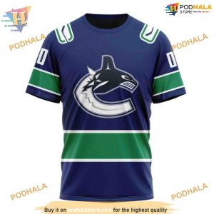Custom 2023 Home NHL Vancouver Canucks Hoodie 3D 3