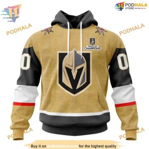 Custom 2023 Home NHL Vegas Golden Knights Hoodie 3D Shirt 1