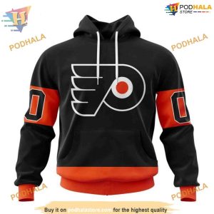 Custom 2023 New Third Kits NHL Philadelphia Flyers Hoodie 3D 1
