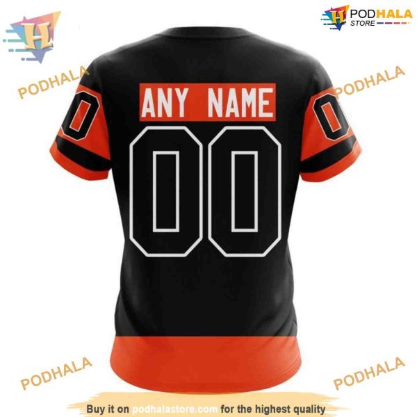 Custom 2023 New Third Kits NHL Philadelphia Flyers Hoodie 3D
