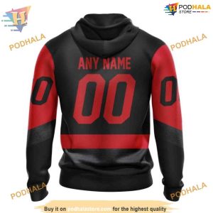 Custom 2023 Stadium Series Kits NHL Carolina Hurricanes Hoodie 3D Sweatshirt 2