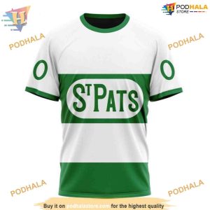 Custom 2023 White St Pats Kits NHL Toronto Maple Leafs Hoodie 3D 3