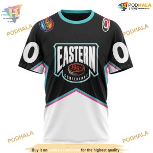 Custom All Star Eastern Conference 2023 NHL Carolina Hurricanes Hoodie 3D 3