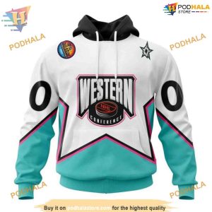 Custom All Star Western Conference 2023 NHL Dallas Stars Hoodie 3D 1