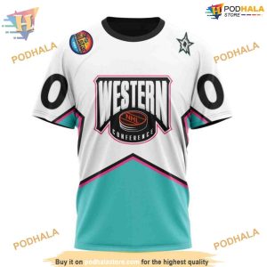 Custom All Star Western Conference 2023 NHL Dallas Stars Hoodie 3D 3