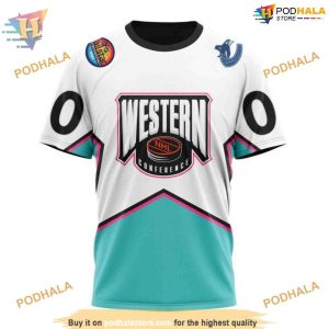 Custom All Star Western Conference 2023 NHL Vancouver Canucks Hoodie 3D 3