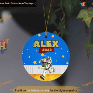 Custom Buzz Toy Story 4 Ornament, Fun Family Christmas Gift