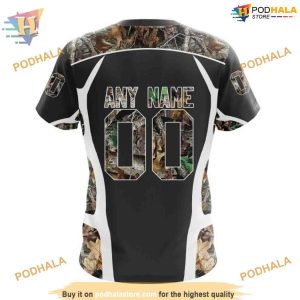 Custom Camo Hunting Design NHL Carolina Hurricanes Hoodie 3Ds 4