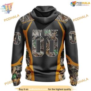 Custom Camo Hunting Design NHL Chicago Blackhawks Hoodie 3D 2