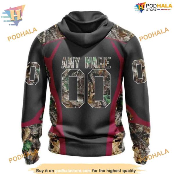 Custom Camo Hunting Design NHL Colorado Avalanche Hoodie 3D Sweatshirt