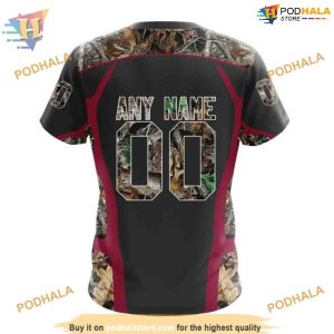 Custom Camo Hunting Design NHL Colorado Avalanche Hoodie 3D Sweatshirt 4