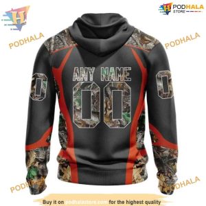 Custom Camo Hunting Design NHL Edmonton Oilers Hoodie 3Ds 2