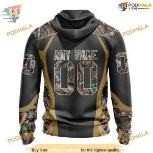 Custom Camo Hunting Design NHL Vegas Golden Knights Hoodie 3D 2
