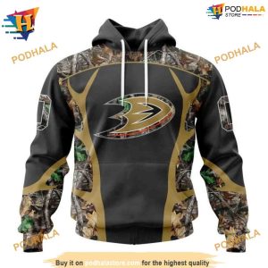 Custom Camo Hunting NHL T Shirts Exclusive Anaheim Ducks Apparel 1