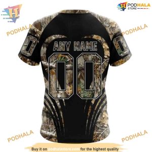 Custom Camo Hunting NHL Tampa Bay Lightning Hoodie 3D 4