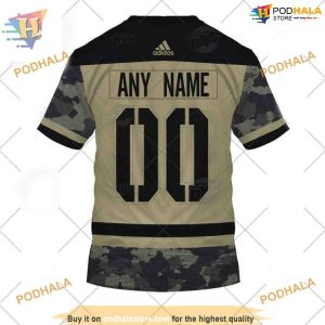 Custom Camo Military Jersey NHL New York Rangers Hoodie 3D 2
