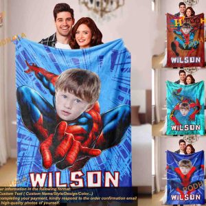 Custom Cartoon and Funny Party Name Blanket, Children's Day Gifts