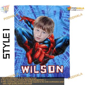 Custom Cartoon and Funny Party Name Blanket Childrens Day Gifts 2