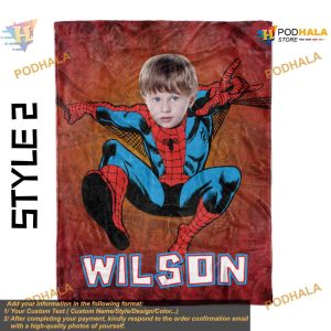 Custom Cartoon and Funny Party Name Blanket Childrens Day Gifts 3