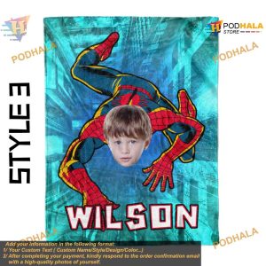 Custom Cartoon and Funny Party Name Blanket Childrens Day Gifts 4