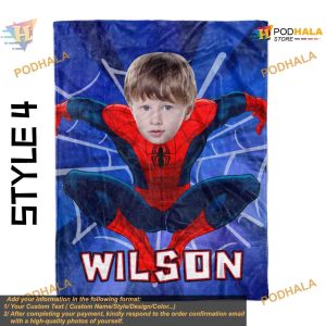 Custom Cartoon and Funny Party Name Blanket Childrens Day Gifts 5