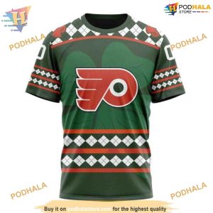 Custom Celebrate Patrick's Day Hockey NHL Philadelphia Flyers 3D Hoodie 3