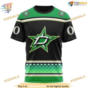 Custom Celebrate St Patrick's Day NHL Dallas Stars Hoodie 3D 3