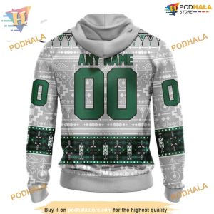 Custom Customized Native Design NHL Dallas Stars Hoodie 3D 2