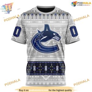 Custom Customized Native Design NHL Vancouver Canucks Hoodie 3D 3