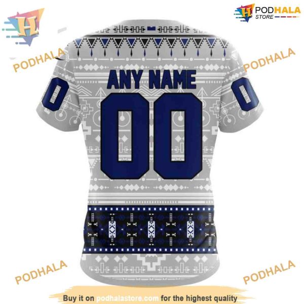 Custom Customized Native Design NHL Vancouver Canucks Hoodie 3D
