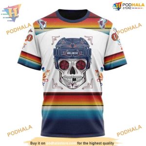 Custom Design For Dia De Los Muertos NHL Colorado Avalanche Hoodie 3D 3