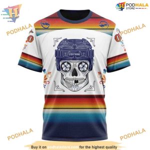 Custom Design For Dia De Los Muertos NHL Tampa Bay Lightning Hoodie 3D 3