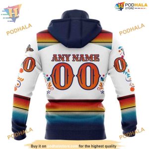Custom Design For Dia De Los Muertos NHL Vegas Golden Knights Hoodie 3D 2