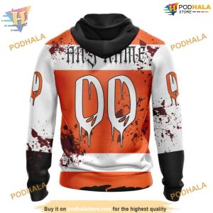 Custom Design For Halloween NHL Philadelphia Flyers Hoodie 3D 2