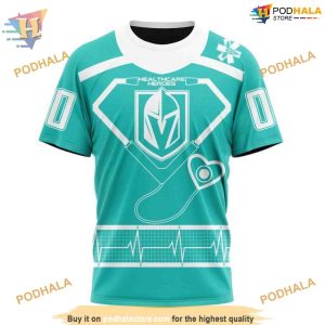 Custom Design Honoring Healthcare Heroes NHL Vegas Golden Knights Hoodie 3D 3