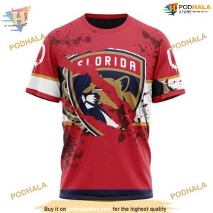 Custom Design Jersey With Your Ribs For Halloween NHL Florida Panthers Hoodie 3D 3