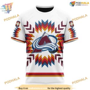 Custom Design With Native Pattern NHL Colorado Avalanche Hoodie 3D Sweatshirt 3