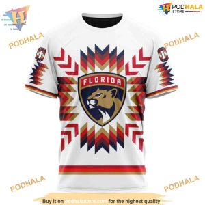 Custom Design With Native Pattern NHL Florida Panthers Hoodie 3D Sweatshirt 3