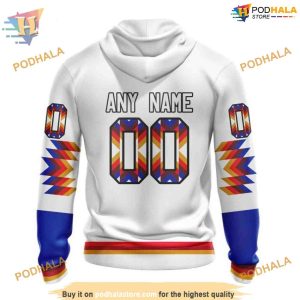 Custom Design With Native Pattern NHL New York Rangers Hoodie 3D 2